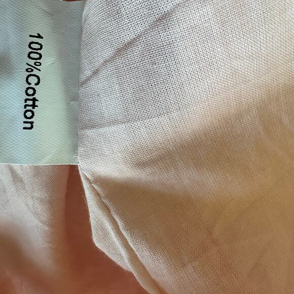 SNDYS Everyday & REVOLVE Tuscany Baby Pink Cotton Dress M Puffy Sleeves NWT - Picture 14 of 14